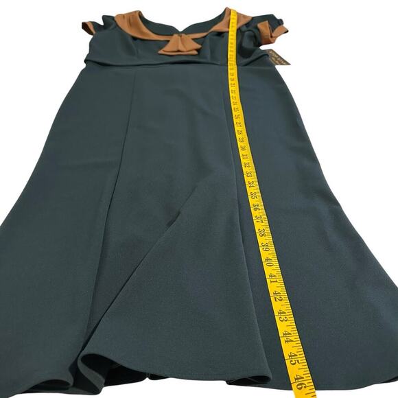 NWT Stop Staring! Army Green Raileen Fitted Dress Plus 16 - Picture 7 of 11